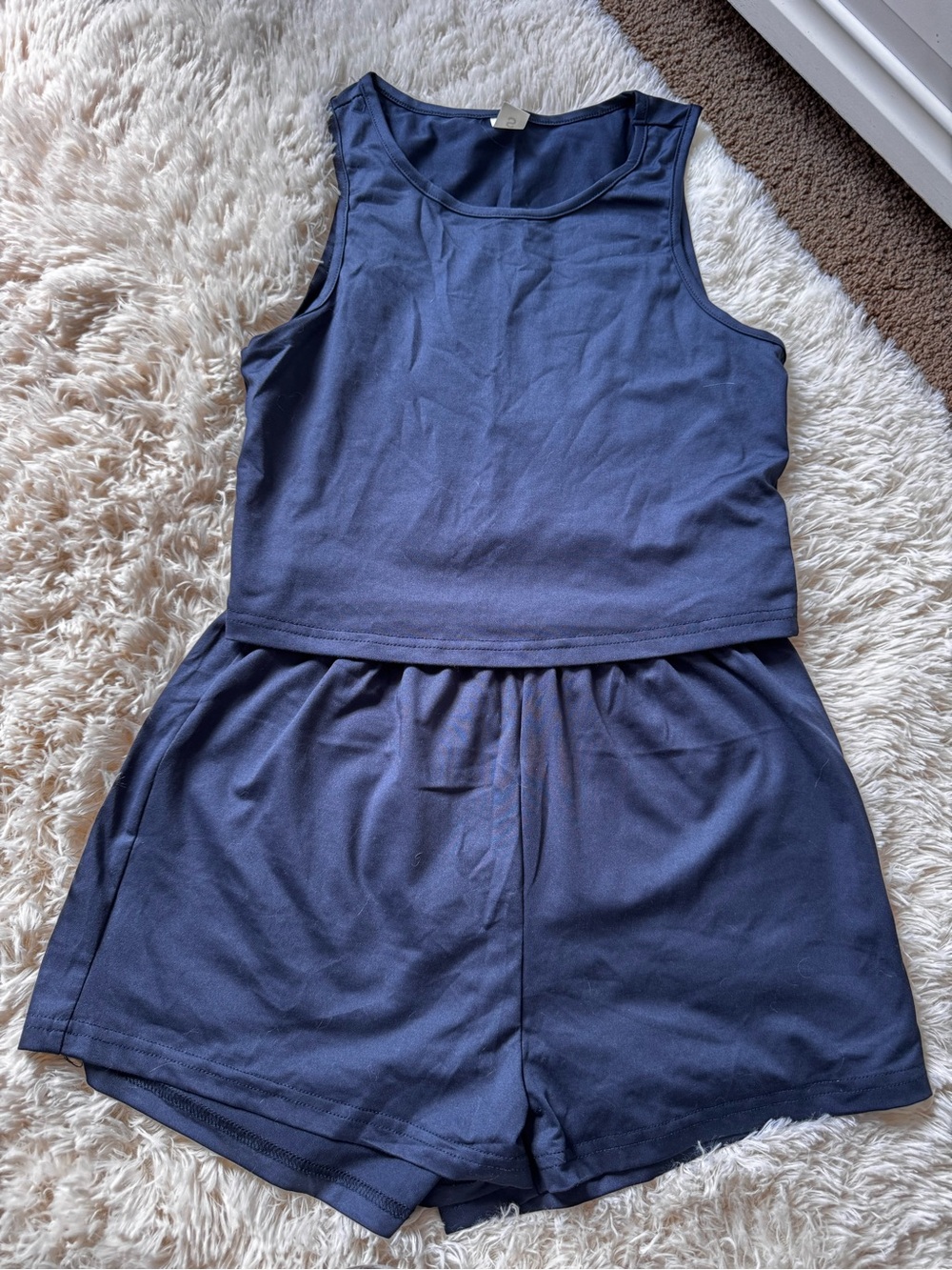Navy Blue Matching Pj Set